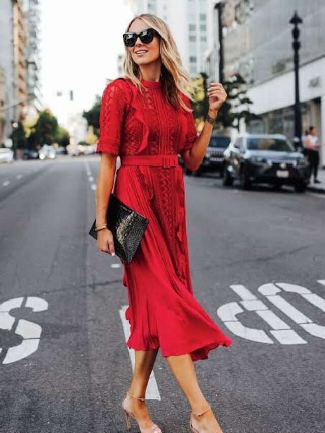 vestido vermelho