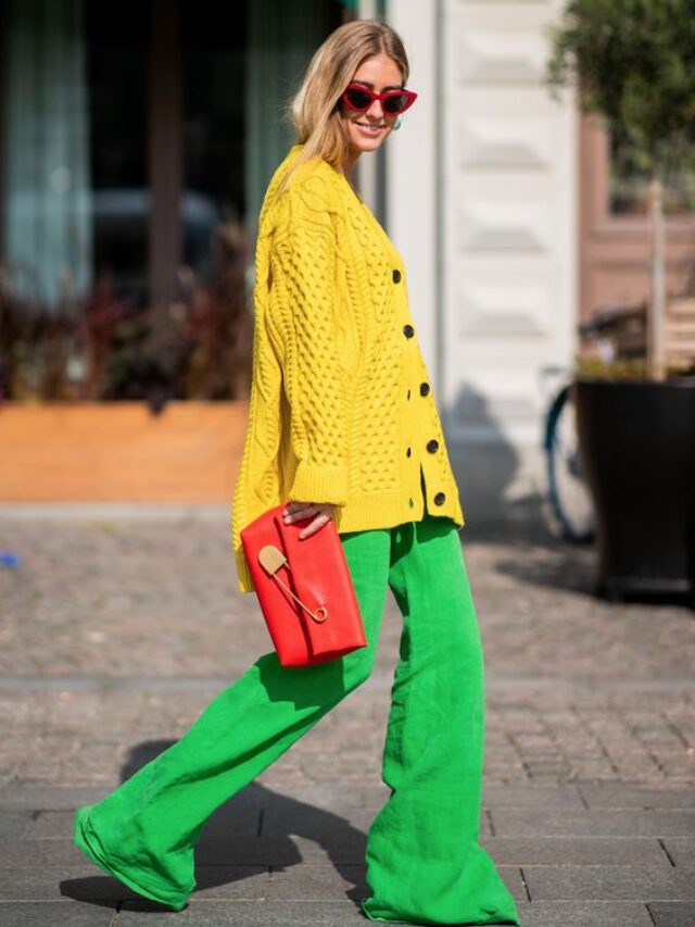 como usar verde e amarelo com estilo
