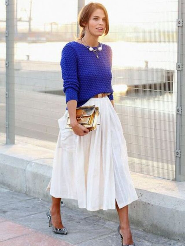 looks estilosos com saia branca