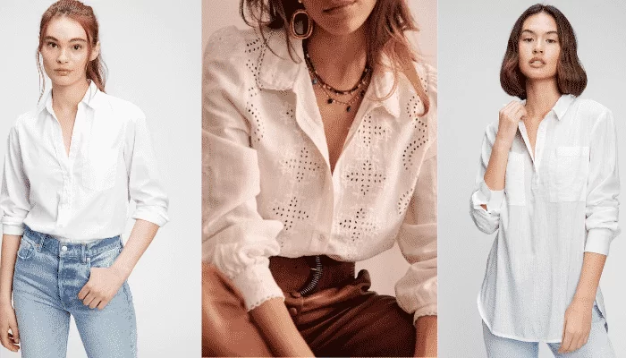 como escolher a camisa branca perfeita