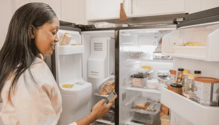 geladeira organizada