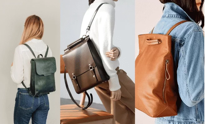 mochilas em couro