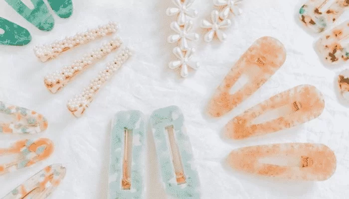 presilhas para cabelo em strass