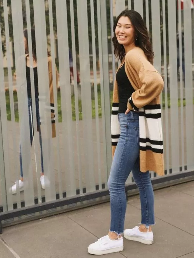 tenis branco com calça